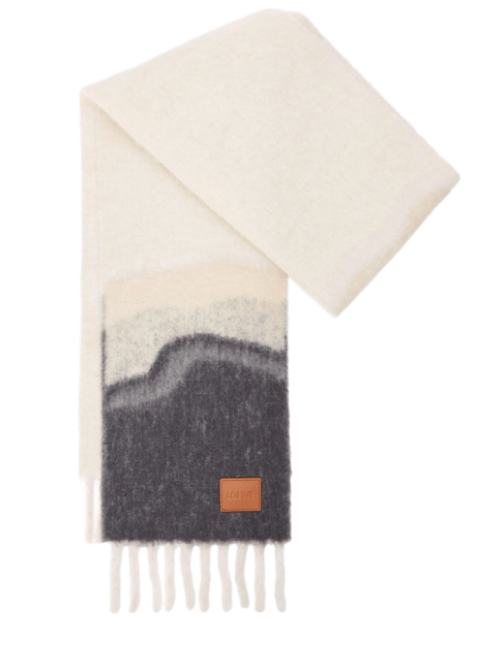 Scarf in alpaca and wool blend