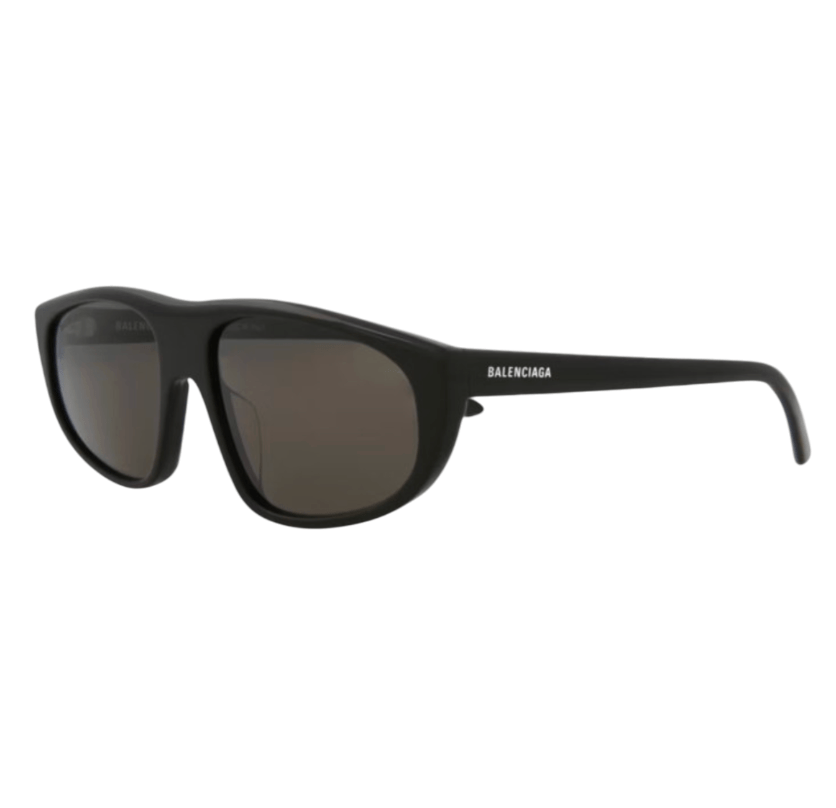 Balenciaga Square Frame Acetate Sunglasses Shiny Black