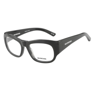 Balenciaga Square Bold Eyeglasses Black