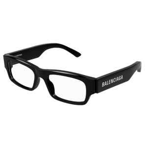 Balenciaga Square Acetate Eyeglasses Black