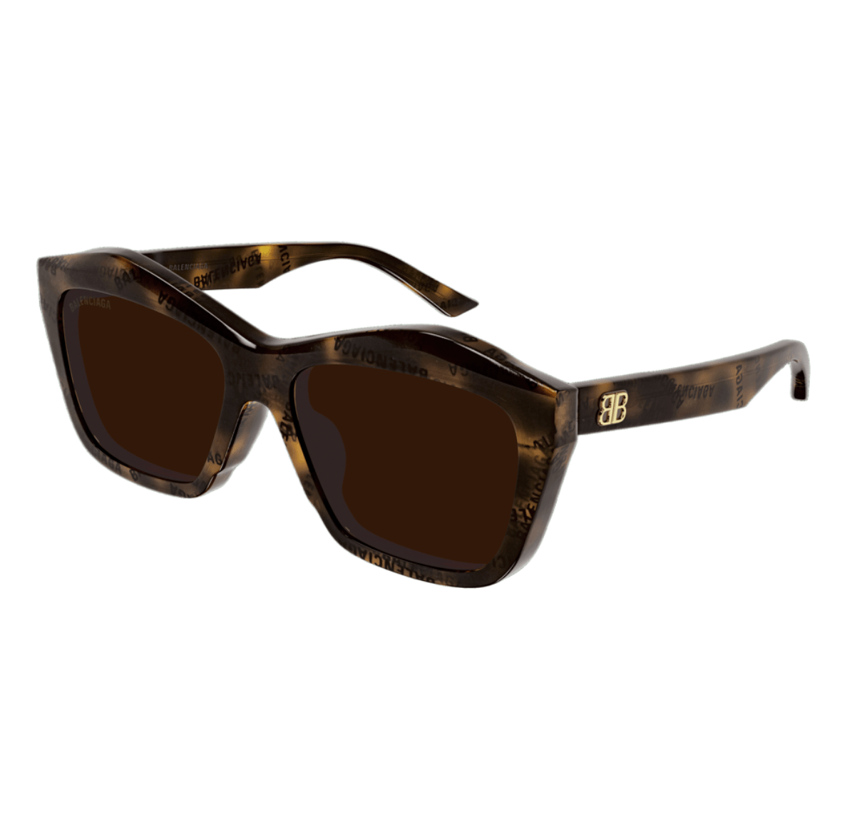 Balenciaga Power Sunglasses Brown Havana