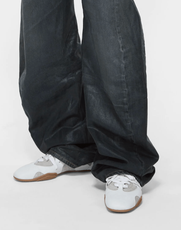 Acne Studios - Leather lace-up shoes - Off white/white