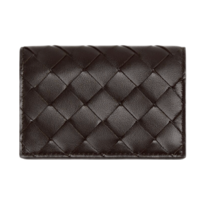 Bottega Veneta Intrecciato Business Card Case Fondant