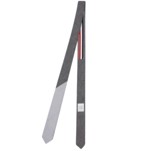 Tonal University Stripe Linen Cotton Tie