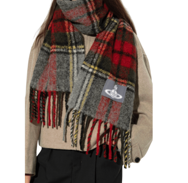 Multicolour Scarf with fringes Vivienne Westwood