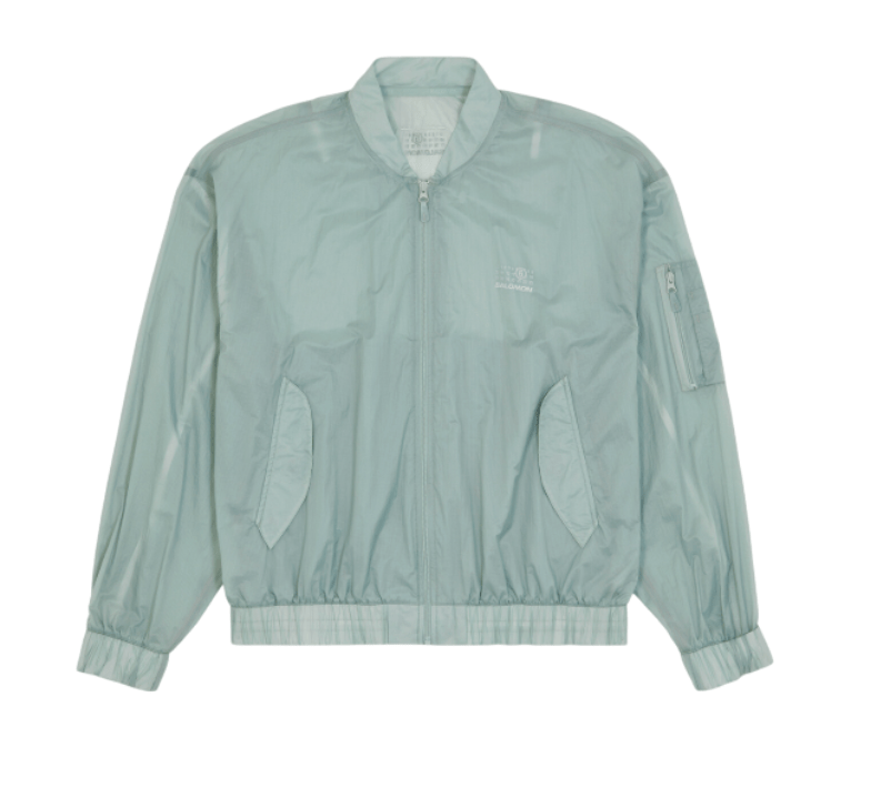 Blue Nylon Sports Jacket MM6 x Salomon