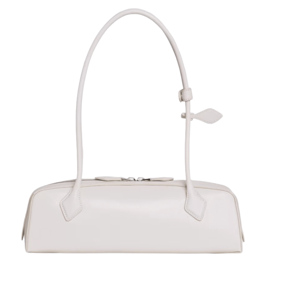 Alaia Le Teckel Medium Bag in Goatskin Ivory