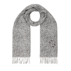 LOEWE Logo Anagram Fringed Scarf