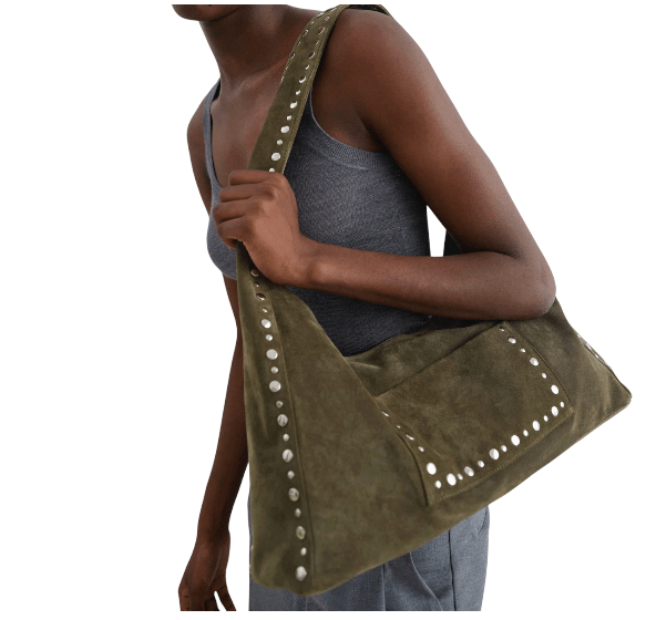 Maxi Franca Bag - SUEDE KHAKI