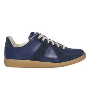 (W) Maison Margiela Calfskin Replica Sneakers Navy