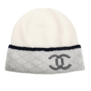  Chanel Classic Cashmere Wool - White