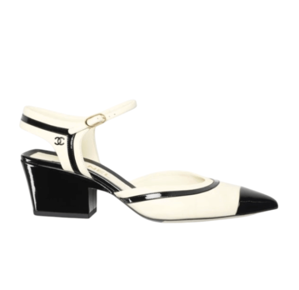 CHANEL Slingback shoes high heel flats