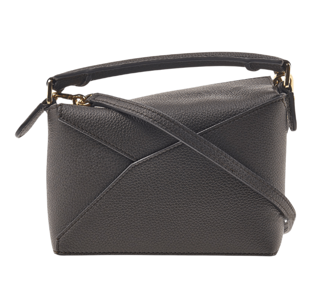 Loewe Mini Puzzle Bag In Soft Grained Calfskin