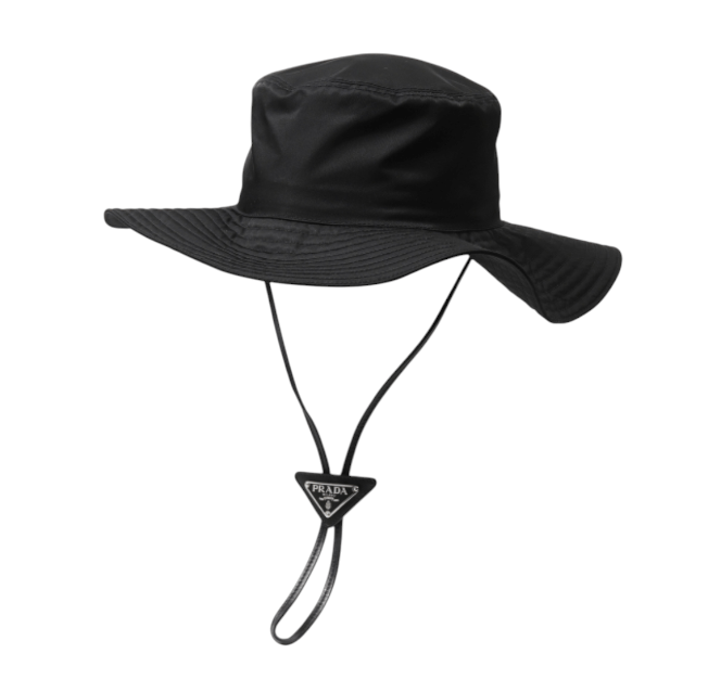 Black Re-nylon Hat