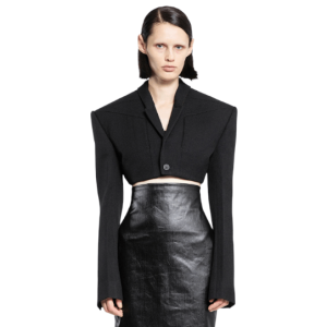 RICK OWENS WOMAN BLACK BLAZERS