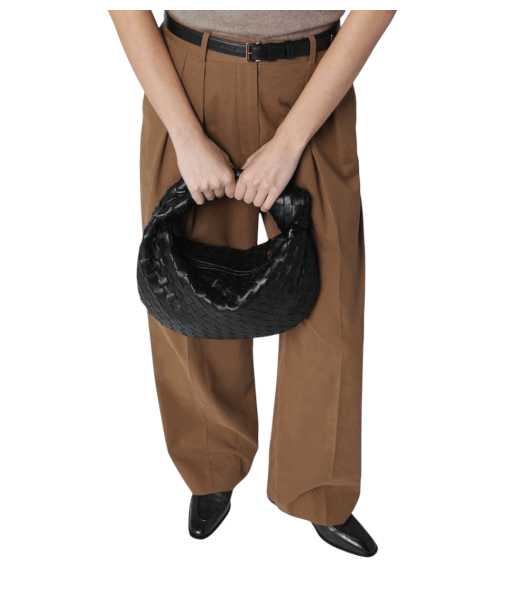 Bottega Veneta Leather Jodie bag small black