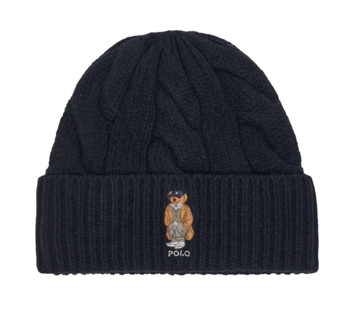 Polo Bear Beanie Navy