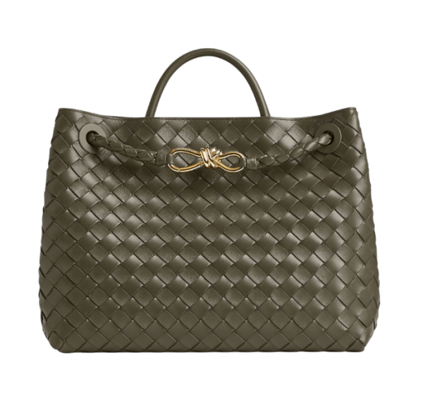 Bottega Veneta Andiamo Medium Green Tote Bag