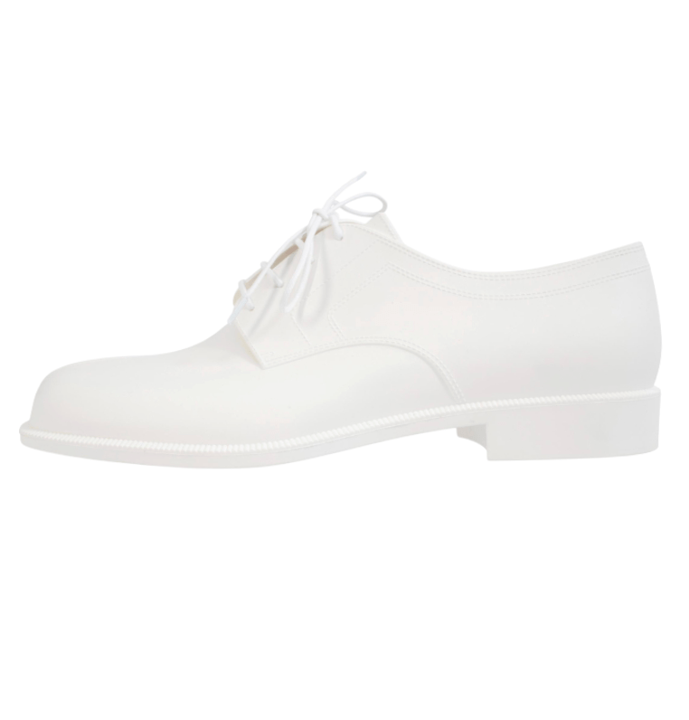 Maison Margiela Tabi White Lace-Up Shoes