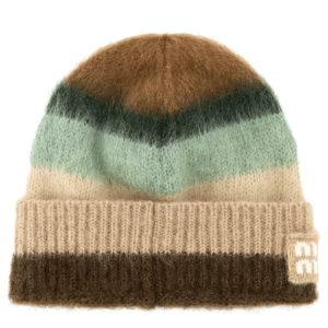 Miu Miu Embroidered Mohair Blend Beanie