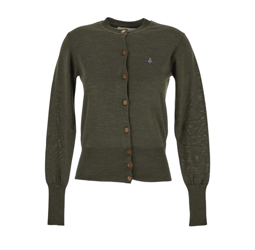 (W) Vivienne Westwood Bea Wool Silk Forest Green