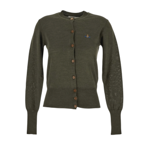 (W) Vivienne Westwood Bea Wool Silk Forest Green