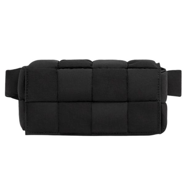 Bottega Veneta Mini Padded Tech Belt Cassette Black