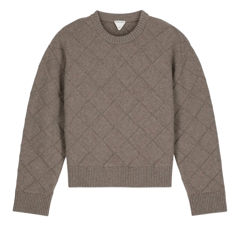 Intreccio Wool Sweater – Grey