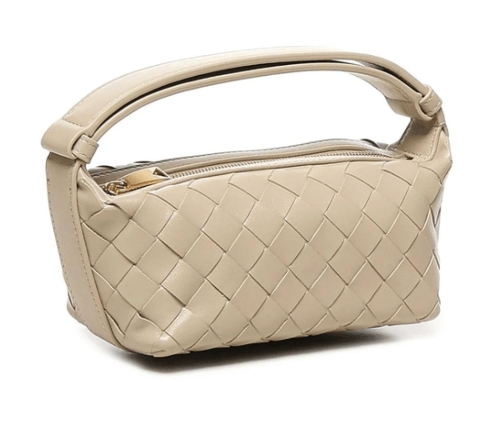 Bottega Veneta Wallace Mini Bag Beige