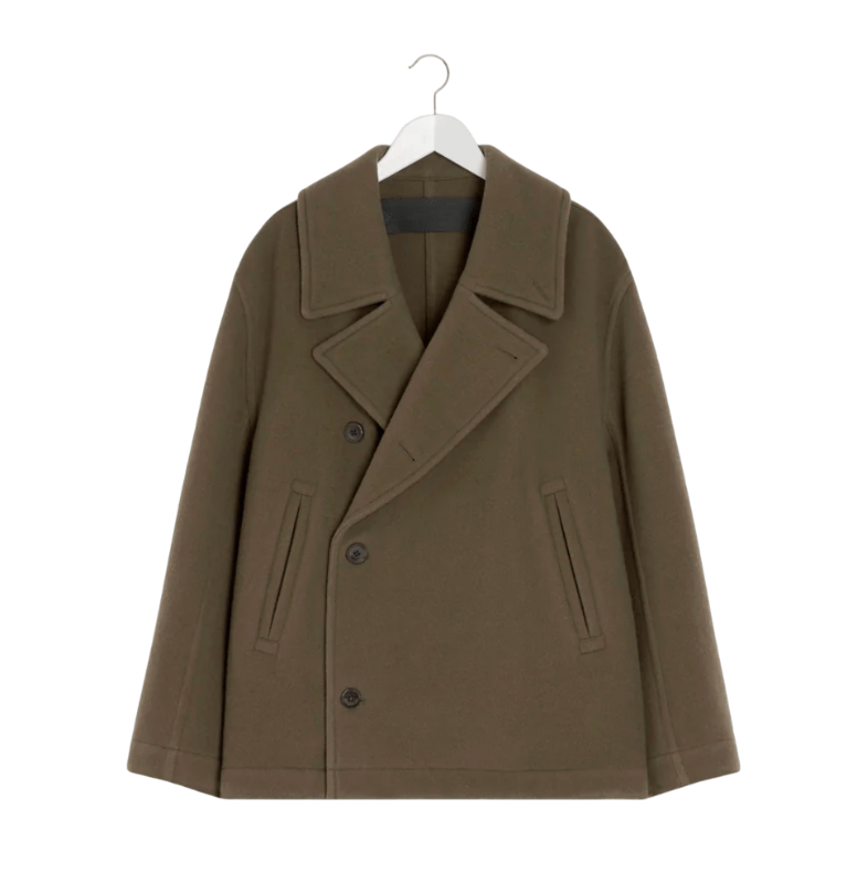  Boxy Peacoat - Dark Squirrel