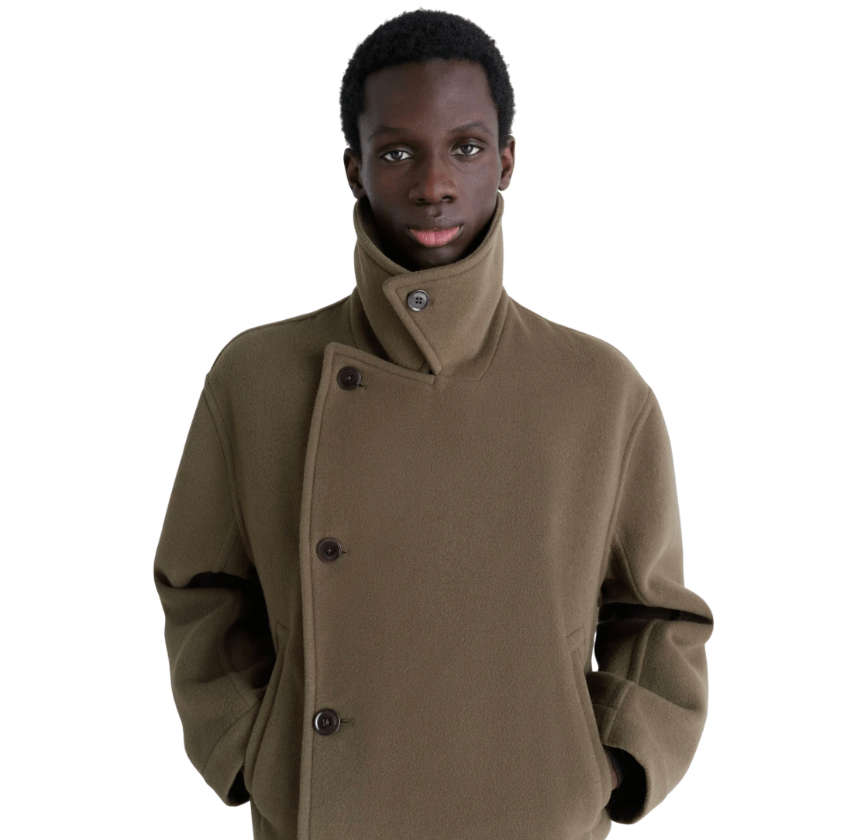  Boxy Peacoat - Dark Squirrel