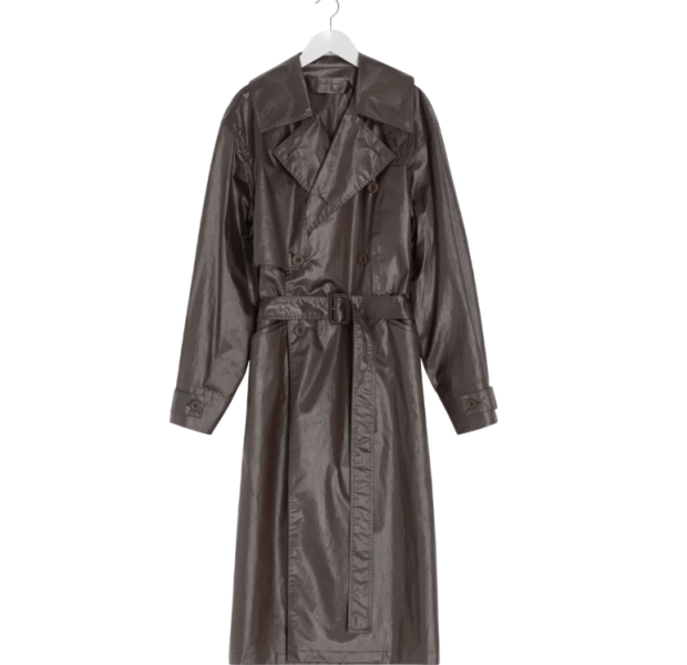 Trench Coat - Dark Cherry