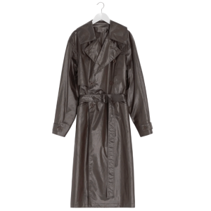 Trench Coat - Dark Cherry