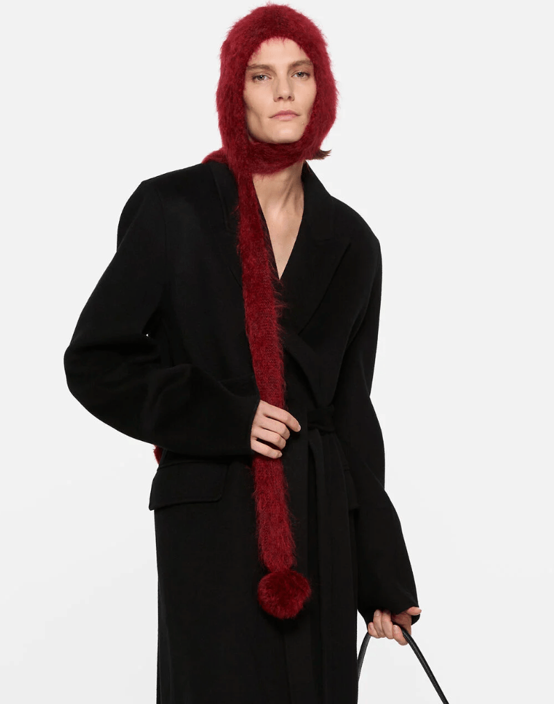 Mohair cap with earflaps C80238-479