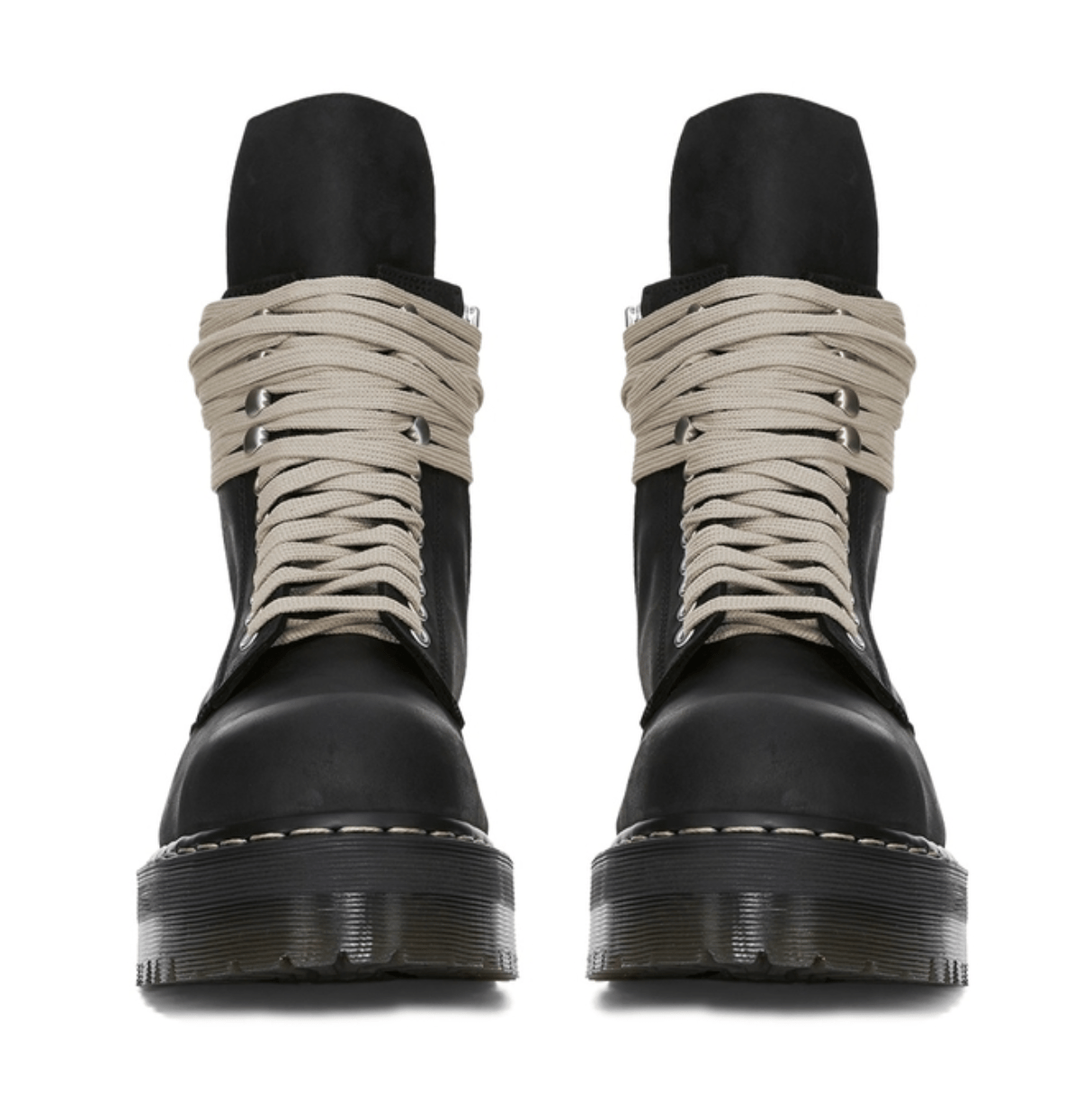 Rick Owens x Dr. Martens Quad Sole Steel Toe Boots