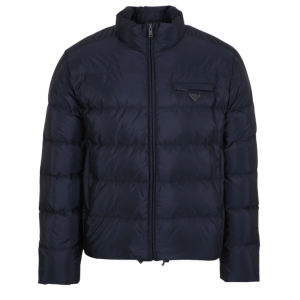 Prada Re-Nylon Down Jacket Blue