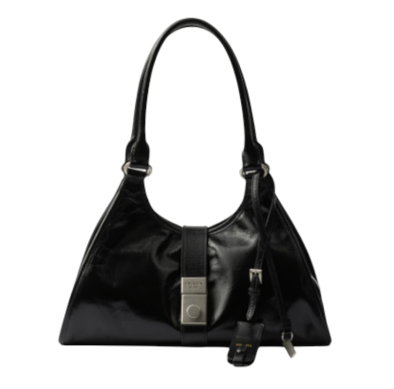 Medium leather tote bag