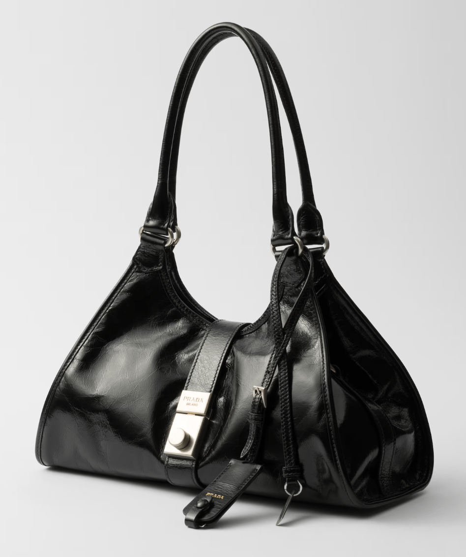 Medium leather tote bag