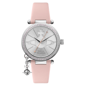 (W) Vivienne Westwood Orb Silver Pale Pink