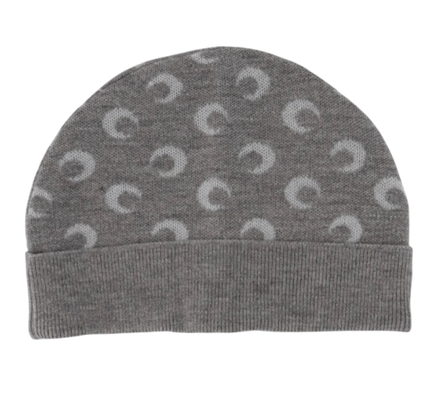 Marine Serre moon-print Beanie Hat 