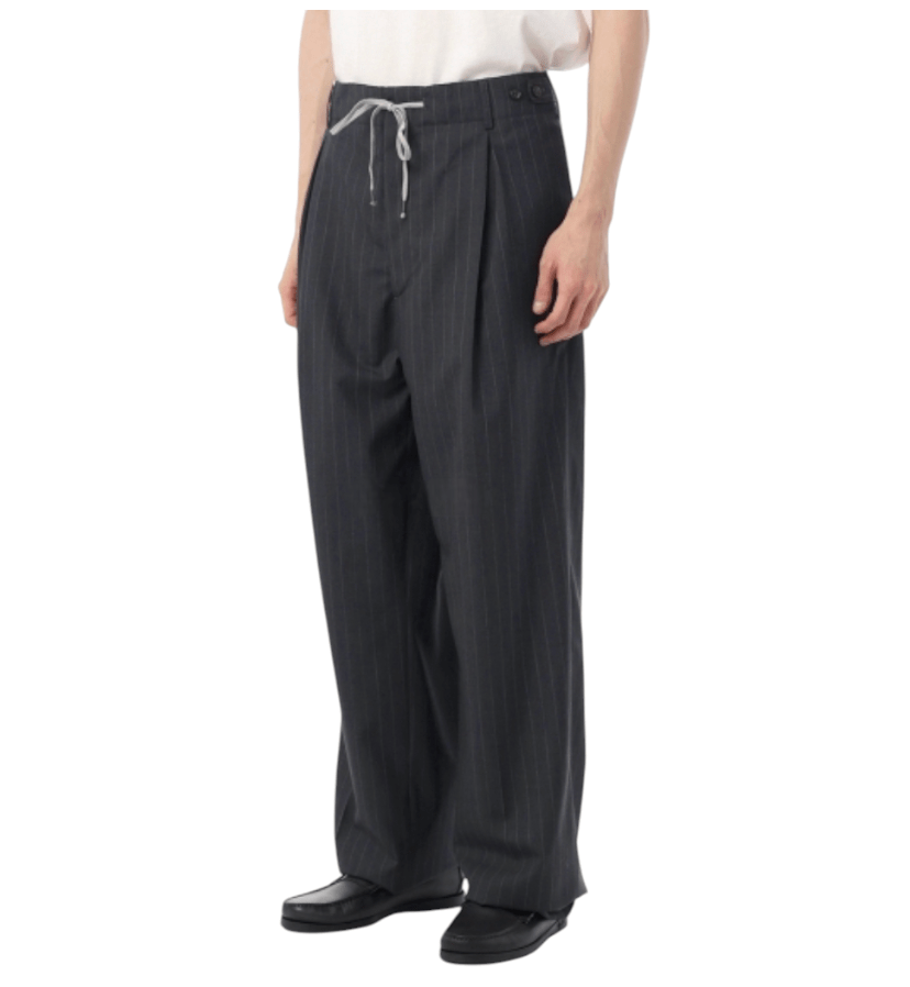 Dark grey wool trousers 