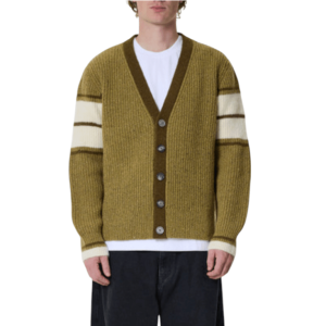 Green Cardigan with a V-neckline Ami