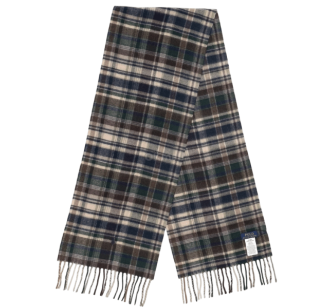 Plaid Wool & Cashmere Scarf