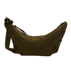 Lemaire Small Soft Game Bag Nylon Canvas Dark tobacco - Ssense Exclusive