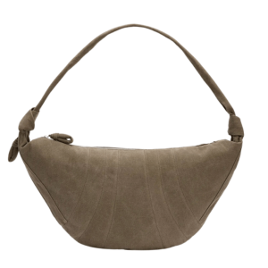 Lemaire Extra Large Heavy Cotton Canvas Croissant Bag Sisal
