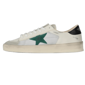  GOLDEN GOOSE WHITE LEATHER STARDAN SNEAKER