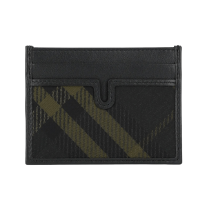 Burberry Check Card Case Shadow