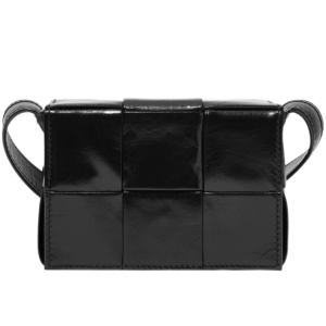 Bottega Veneta Mini Leather Cassette Black