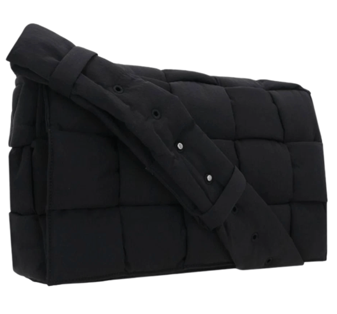 Bottega Veneta Large Padded Tech Cassette Black