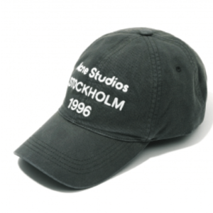 Acne Studios Logo Cap Faded Black